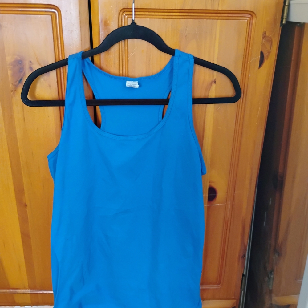 Gildan Women's Vibrant Blue Tank Top